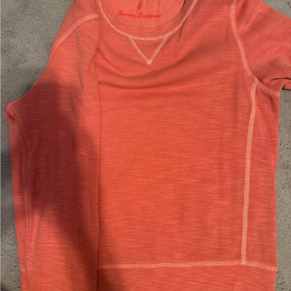 Tommy Bahama Vibrant Coral Crewneck Top